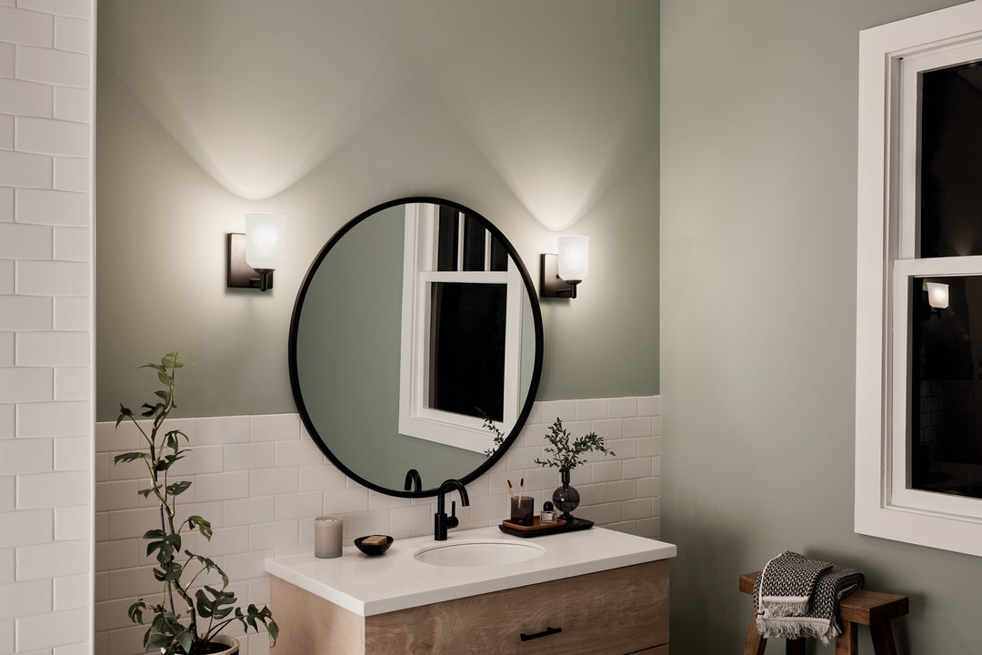 Kichler Canada - 45572BK - One Light Wall Sconce - Shailene - Black