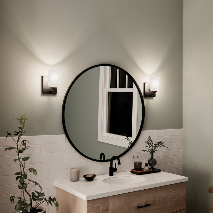 Kichler Canada - 45572BK - One Light Wall Sconce - Shailene - Black