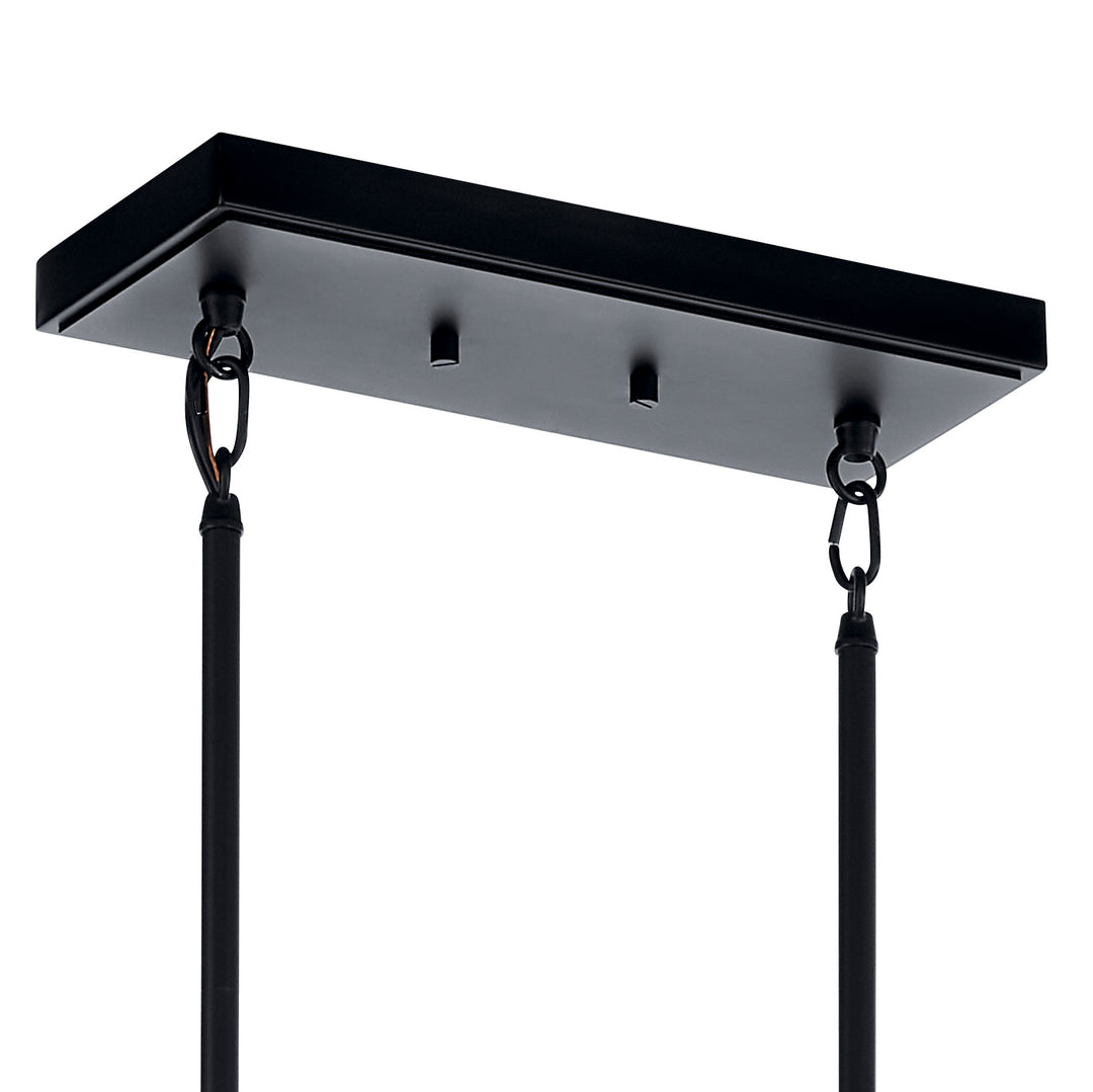 Kichler Canada - 52404BK - Five Light Linear Chandelier - Eastmont - Black