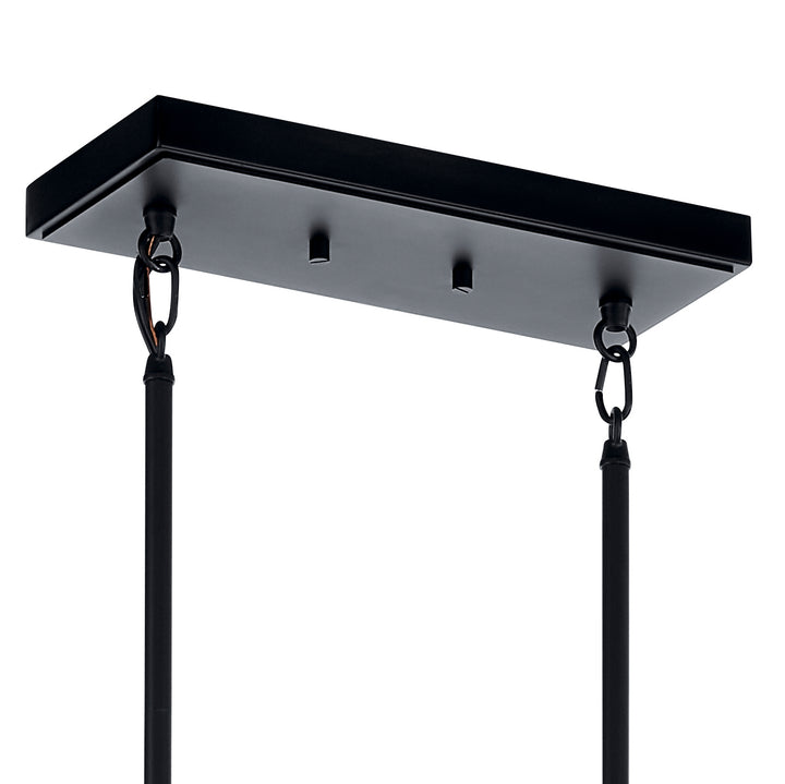 Kichler Canada - 52404BK - Five Light Linear Chandelier - Eastmont - Black