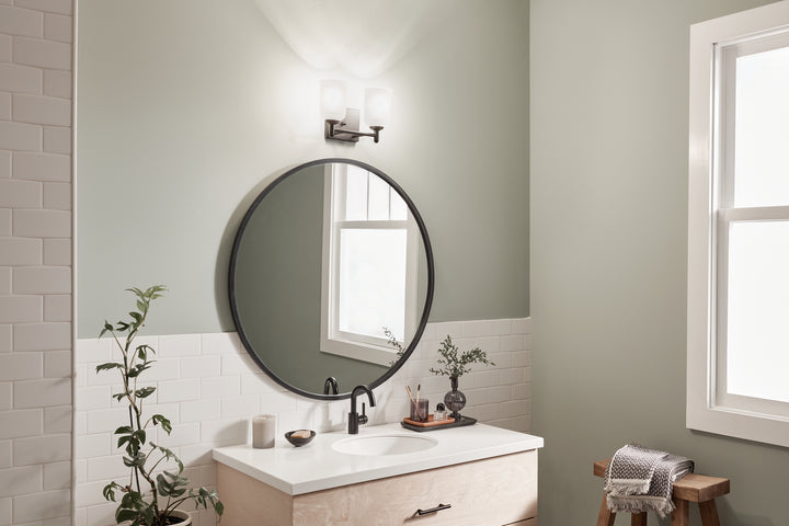 Kichler Canada - 45573BK - Two Light Bath - Shailene - Black