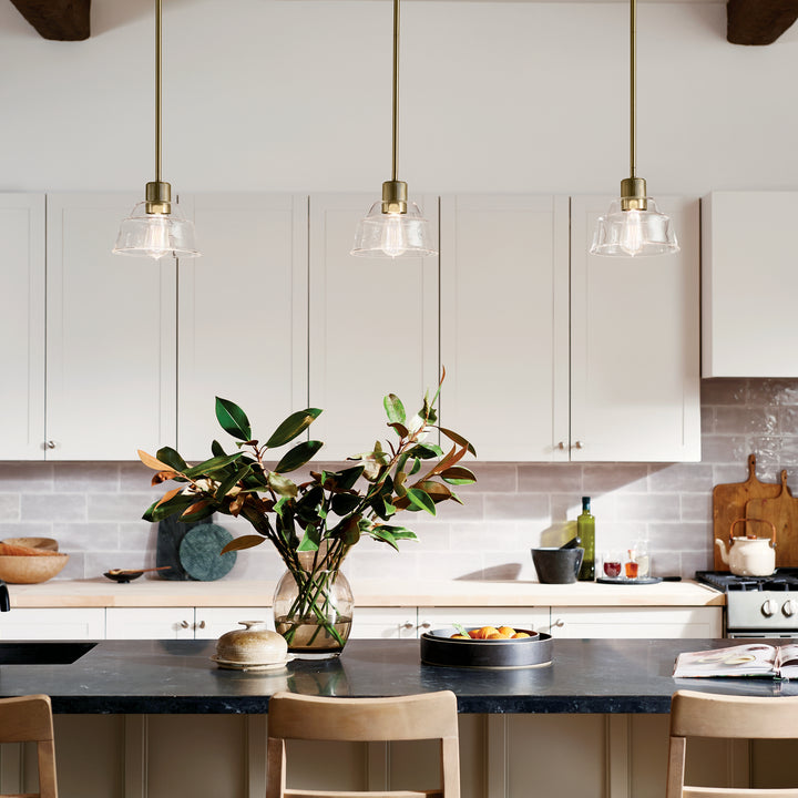 Kichler Canada - 52405BNB - One Light Mini Pendant - Eastmont - Brushed Brass
