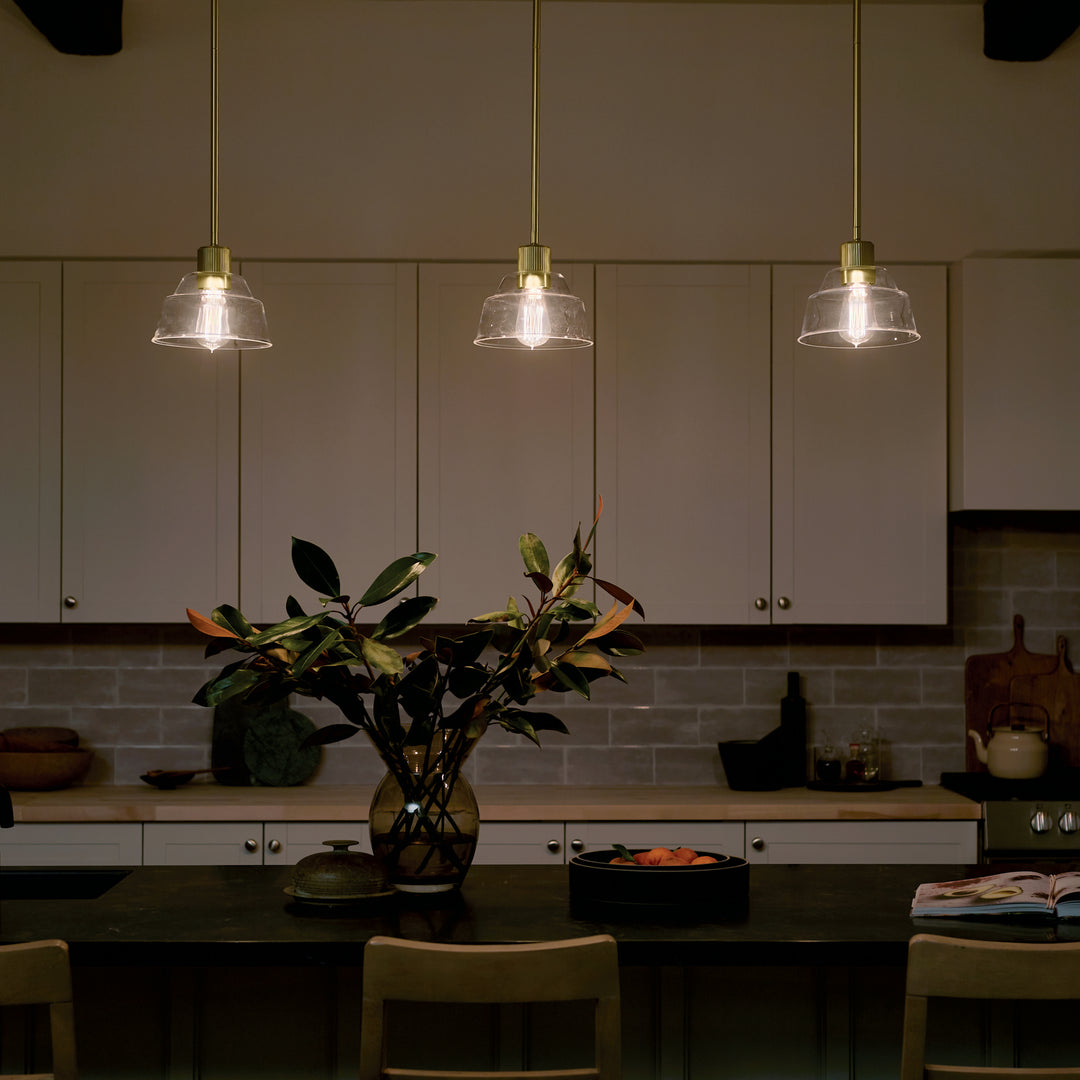 Kichler Canada - 52405BNB - One Light Mini Pendant - Eastmont - Brushed Brass