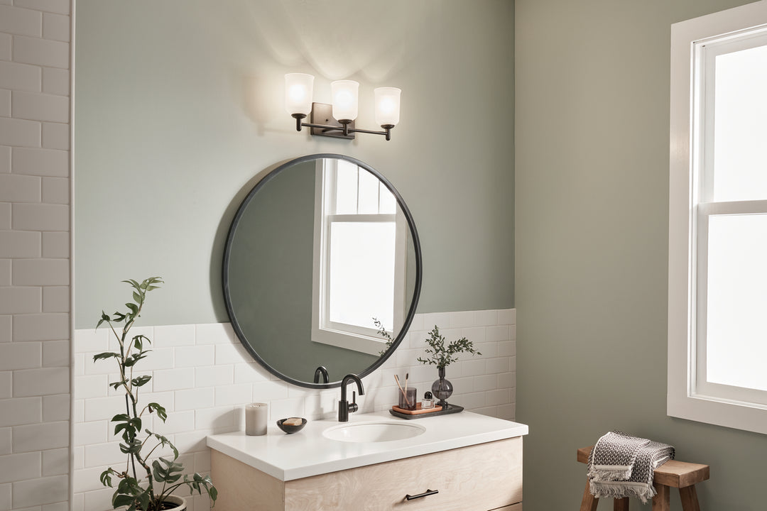 Kichler Canada - 45574BK - Three Light Bath - Shailene - Black