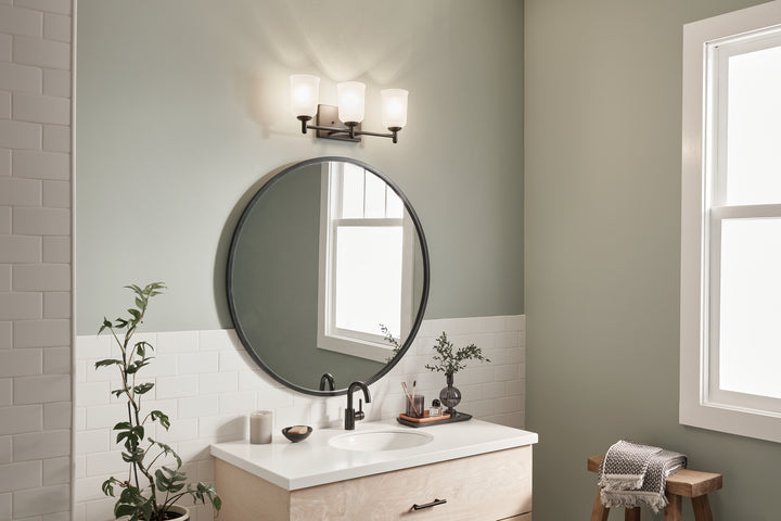 Kichler Canada - 45574BK - Three Light Bath - Shailene - Black