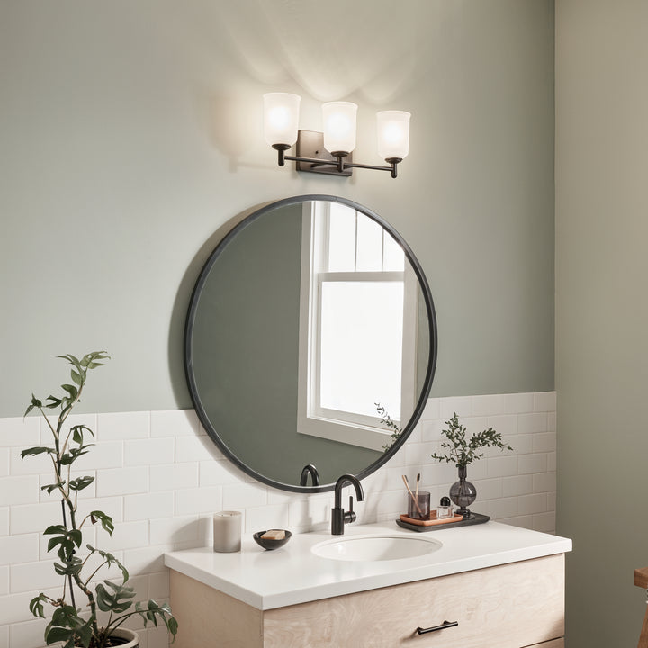 Kichler Canada - 45574BK - Three Light Bath - Shailene - Black