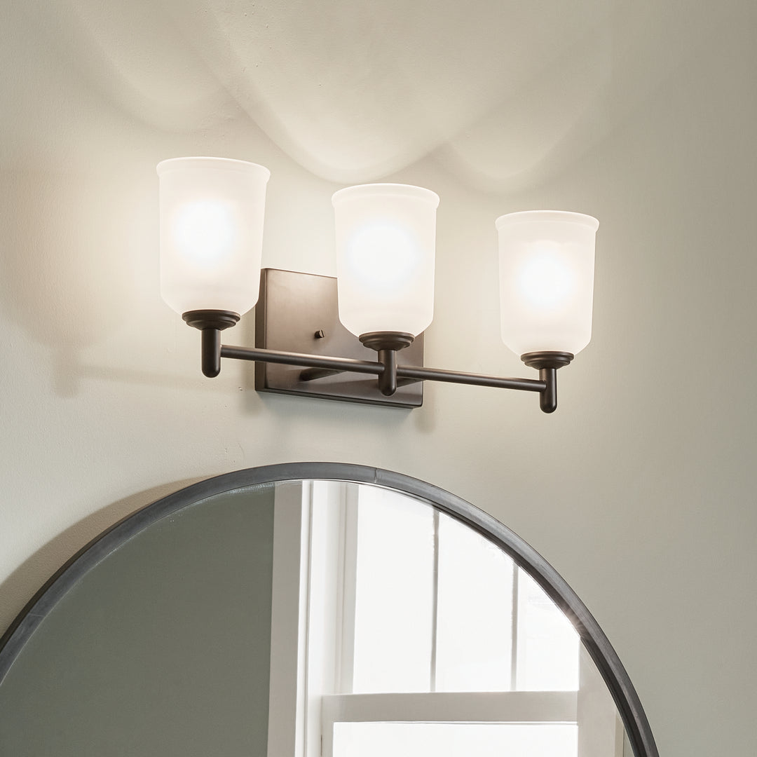 Kichler Canada - 45574BK - Three Light Bath - Shailene - Black