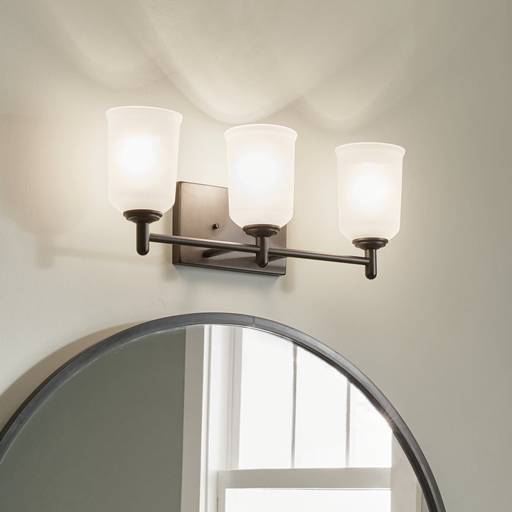 Kichler Canada - 45574BK - Three Light Bath - Shailene - Black