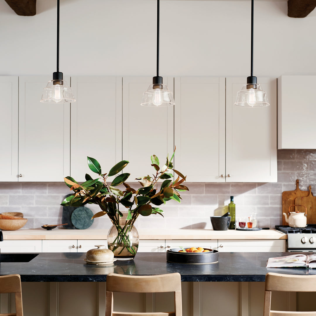 Kichler Canada - 52405BK - One Light Mini Pendant - Eastmont - Black