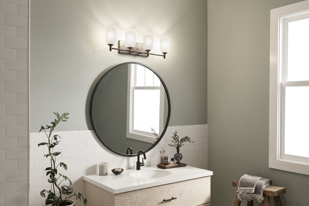 Kichler Canada - 45575BK - Four Light Bath - Shailene - Black