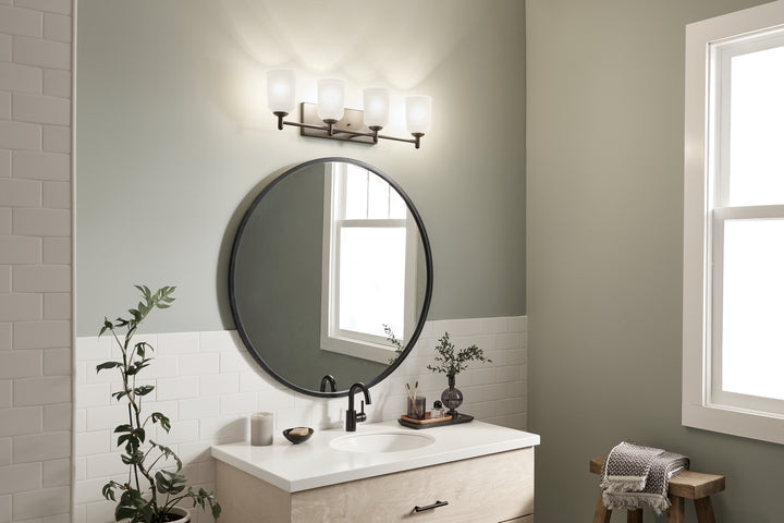 Kichler Canada - 45575BK - Four Light Bath - Shailene - Black