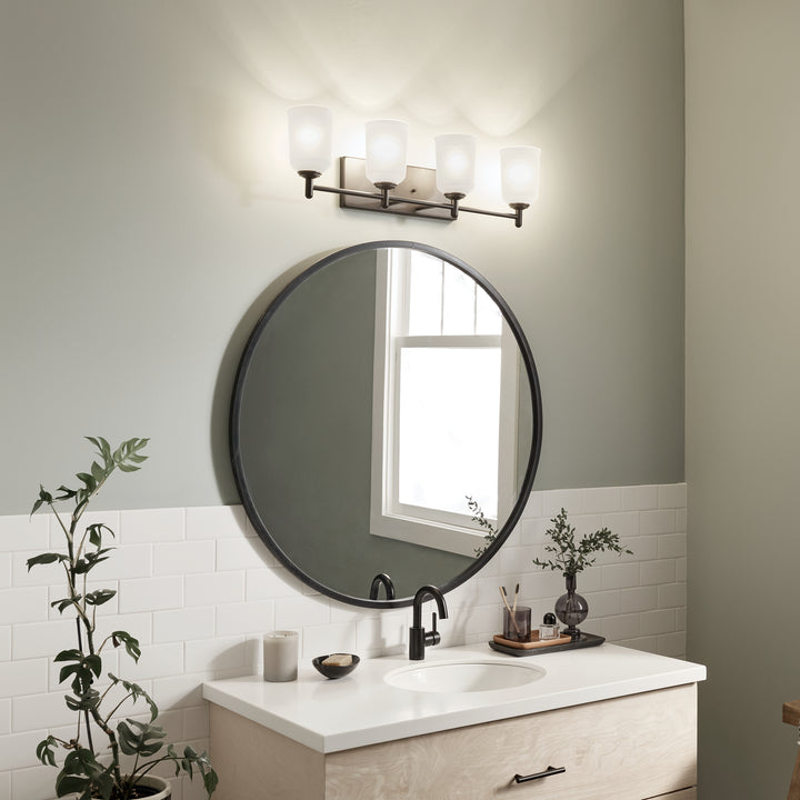 Kichler Canada - 45575BK - Four Light Bath - Shailene - Black