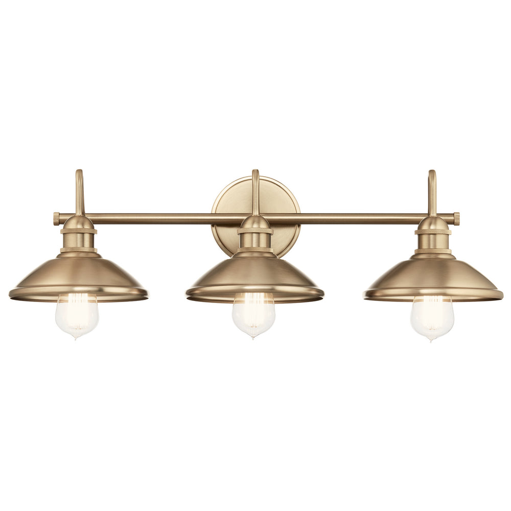 Kichler Canada - 45945CPZ - Three Light Bath - Clyde - Champagne Bronze