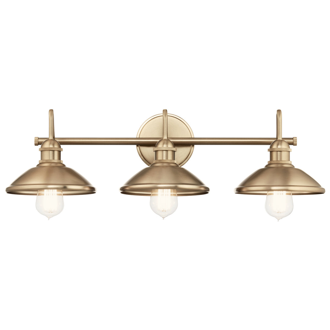 Kichler Canada - 45945CPZ - Three Light Bath - Clyde - Champagne Bronze