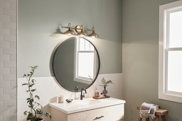 Kichler Canada - 45945CPZ - Three Light Bath - Clyde - Champagne Bronze