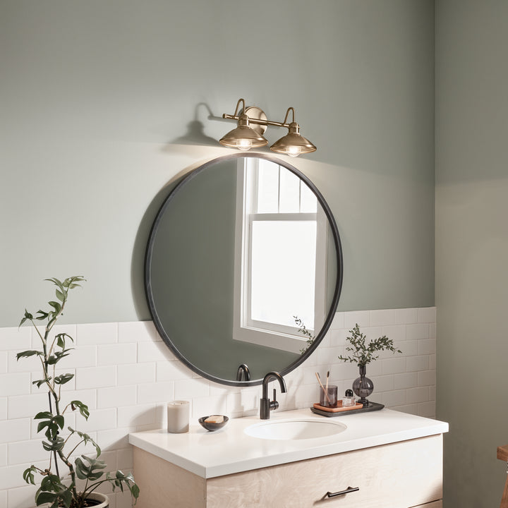 Kichler Canada - 45944CPZ - Two Light Bath - Clyde - Champagne Bronze