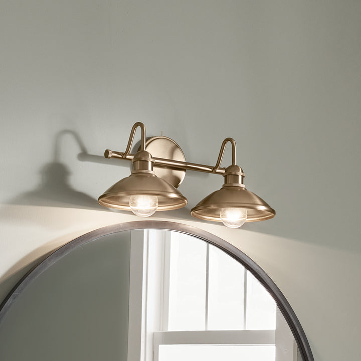 Kichler Canada - 45944CPZ - Two Light Bath - Clyde - Champagne Bronze