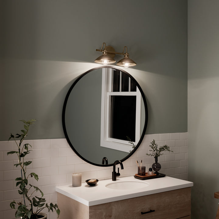 Kichler Canada - 45944CPZ - Two Light Bath - Clyde - Champagne Bronze