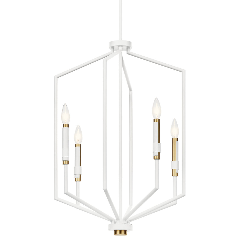Kichler Canada - 52351WH - Four Light Foyer Pendant - Armand - White