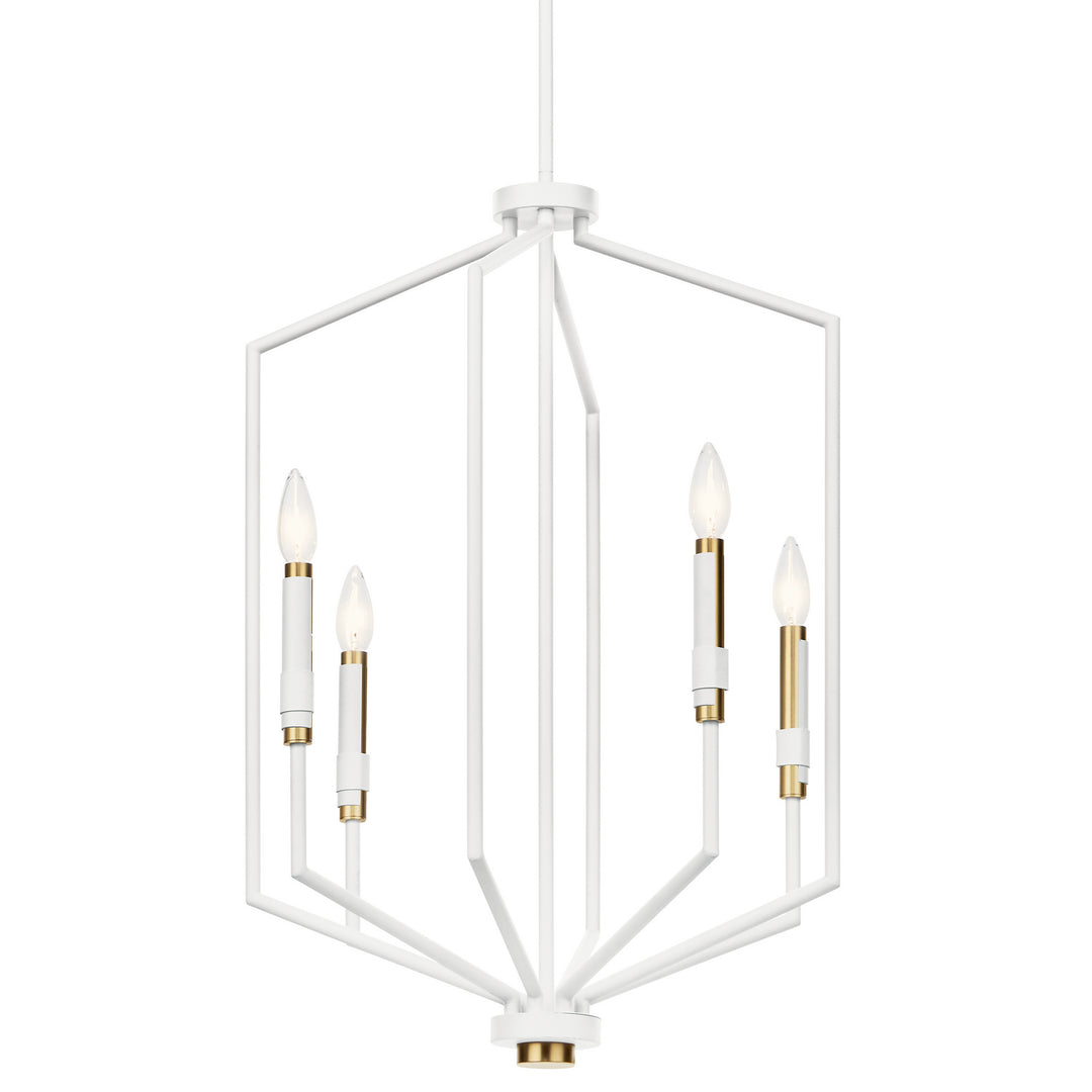 Kichler Canada - 52351WH - Four Light Foyer Pendant - Armand - White
