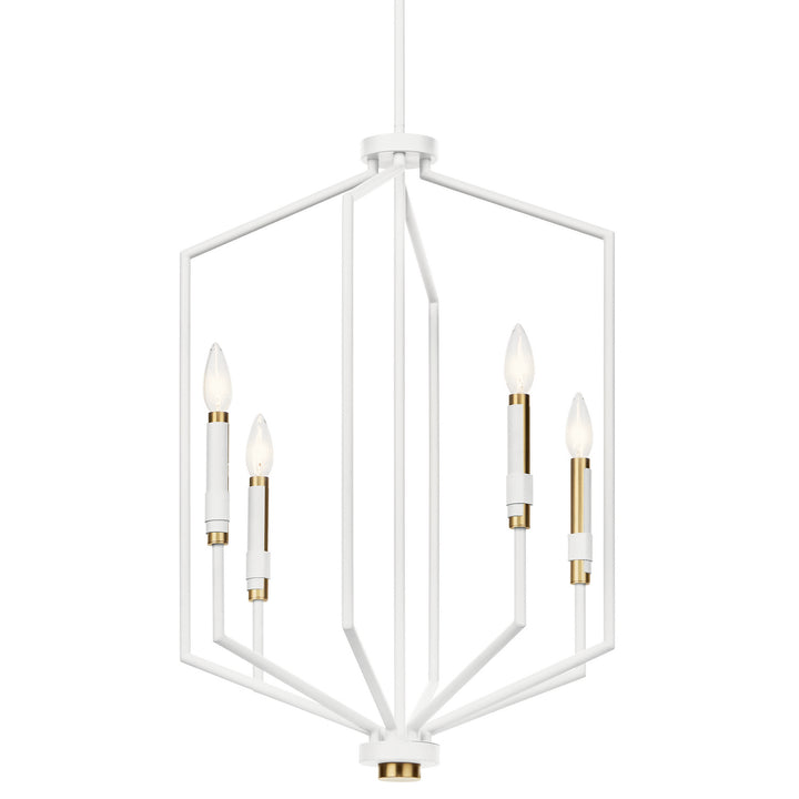 Kichler Canada - 52351WH - Four Light Foyer Pendant - Armand - White