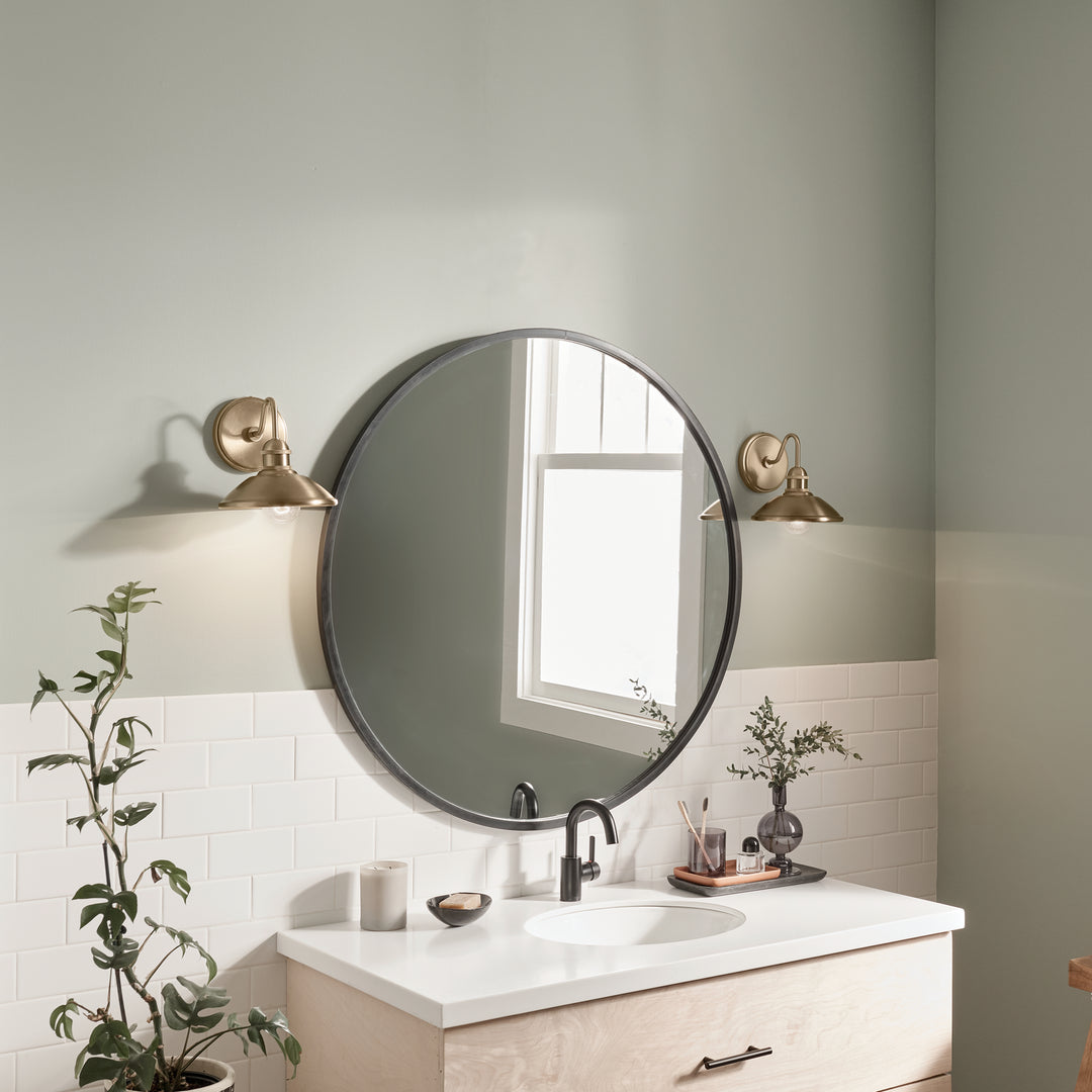 Kichler Canada - 45943CPZ - One Light Wall Sconce - Clyde - Champagne Bronze