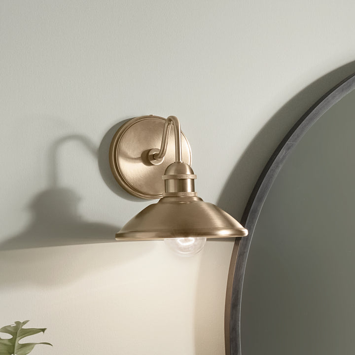 Kichler Canada - 45943CPZ - One Light Wall Sconce - Clyde - Champagne Bronze