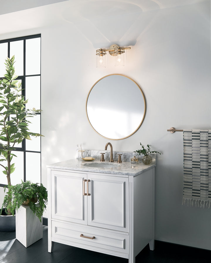 Kichler Canada - 45688CPZ - Two Light Bath - Brinley - Champagne Bronze