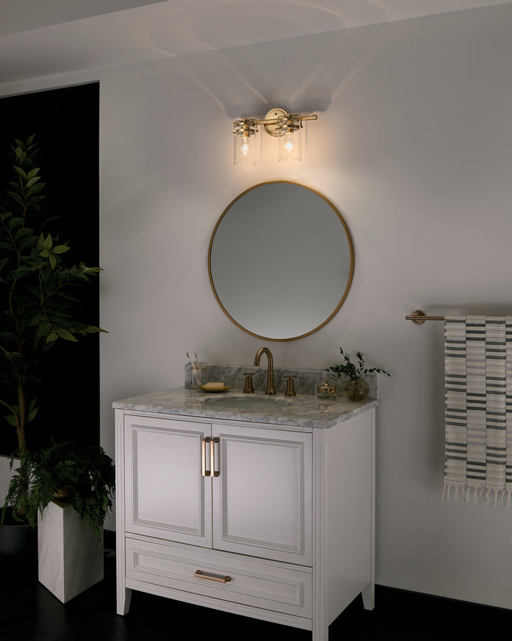Kichler Canada - 45688CPZ - Two Light Bath - Brinley - Champagne Bronze