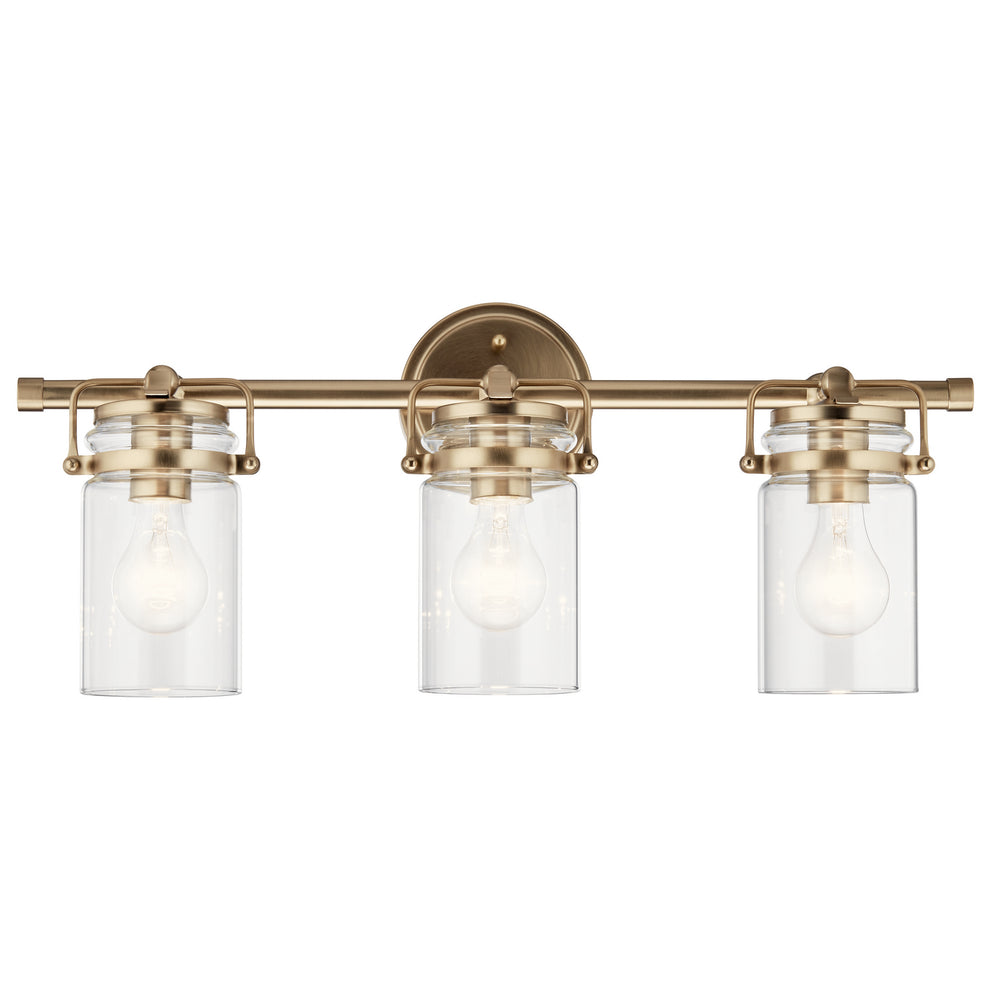 Kichler Canada - 45689CPZ - Three Light Bath - Brinley - Champagne Bronze