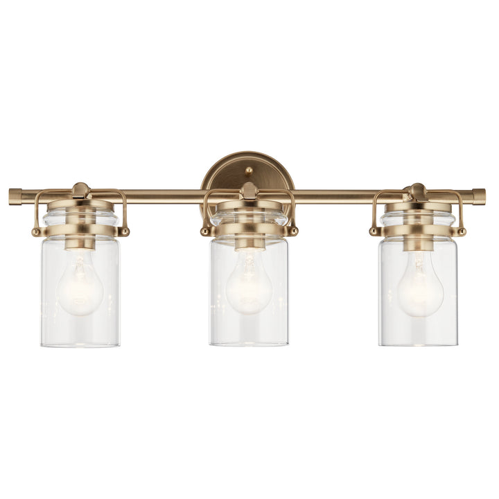 Kichler Canada - 45689CPZ - Three Light Bath - Brinley - Champagne Bronze