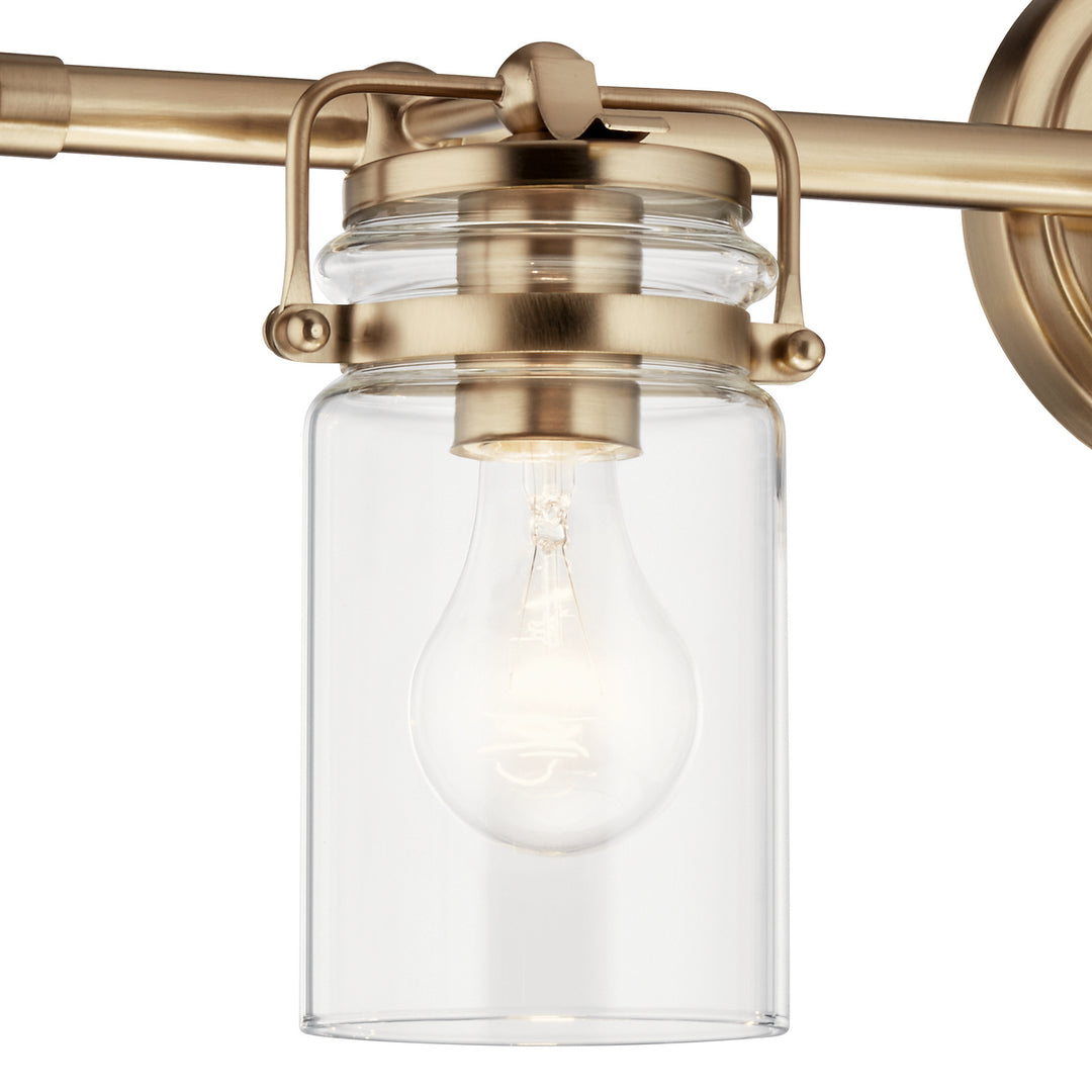 Kichler Canada - 45689CPZ - Three Light Bath - Brinley - Champagne Bronze