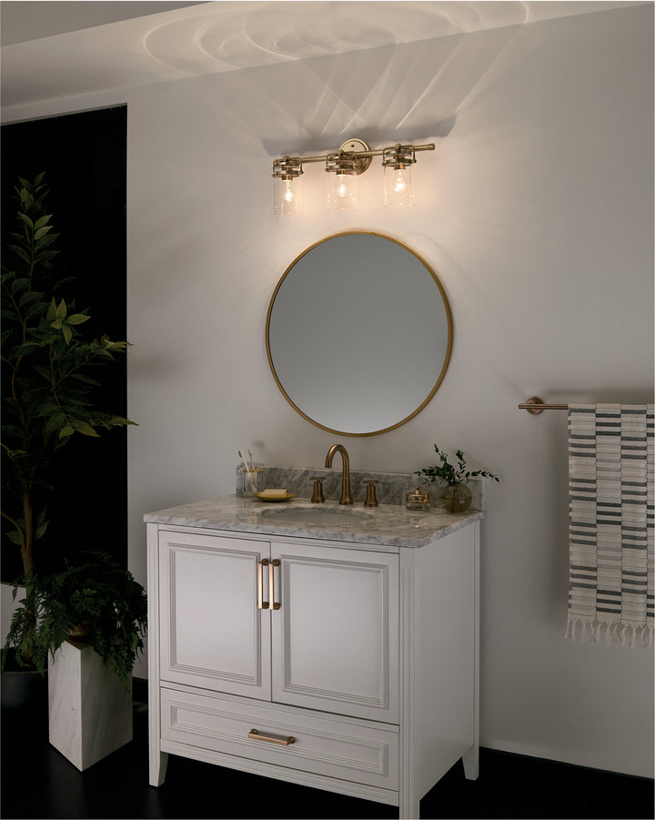 Kichler Canada - 45689CPZ - Three Light Bath - Brinley - Champagne Bronze