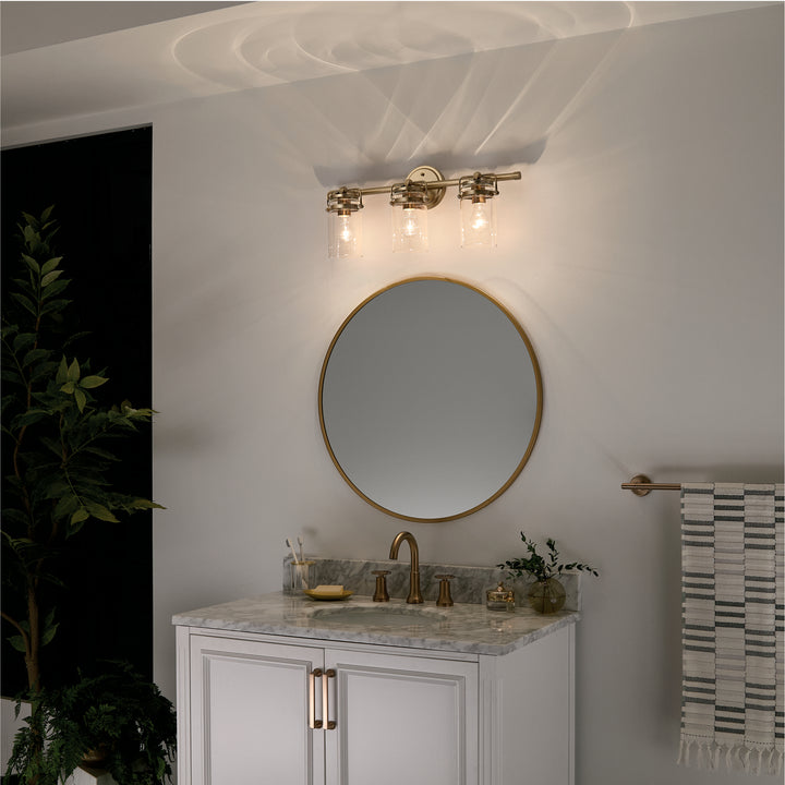 Kichler Canada - 45689CPZ - Three Light Bath - Brinley - Champagne Bronze