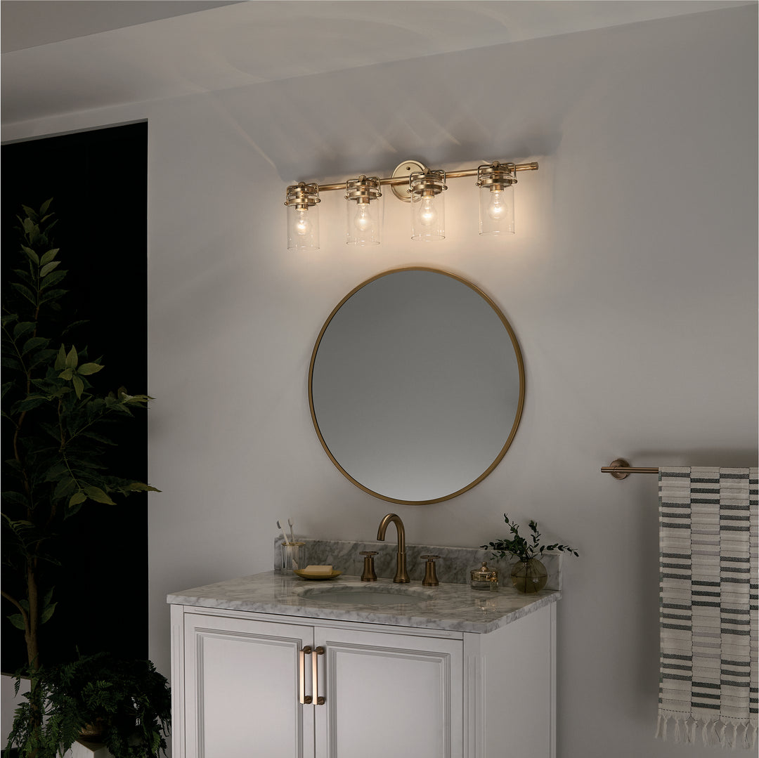 Kichler Canada - 45690CPZ - Four Light Bath - Brinley - Champagne Bronze