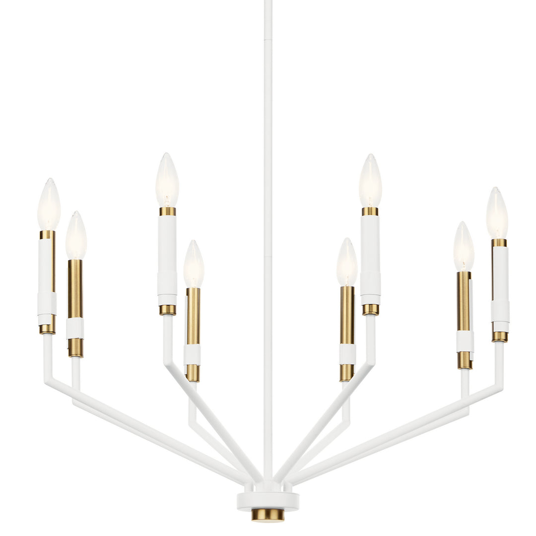 Kichler Canada - 52349WH - Eight Light Chandelier - Armand - White