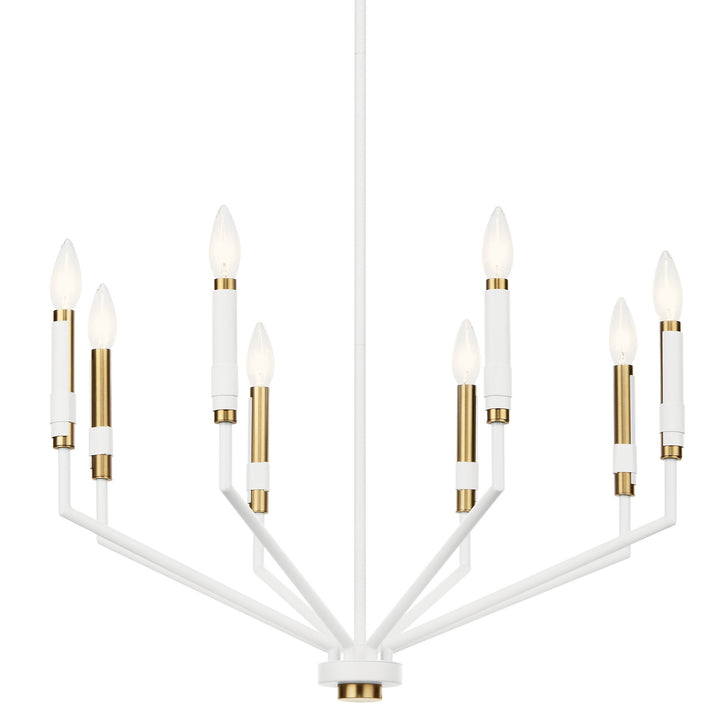 Kichler Canada - 52349WH - Eight Light Chandelier - Armand - White