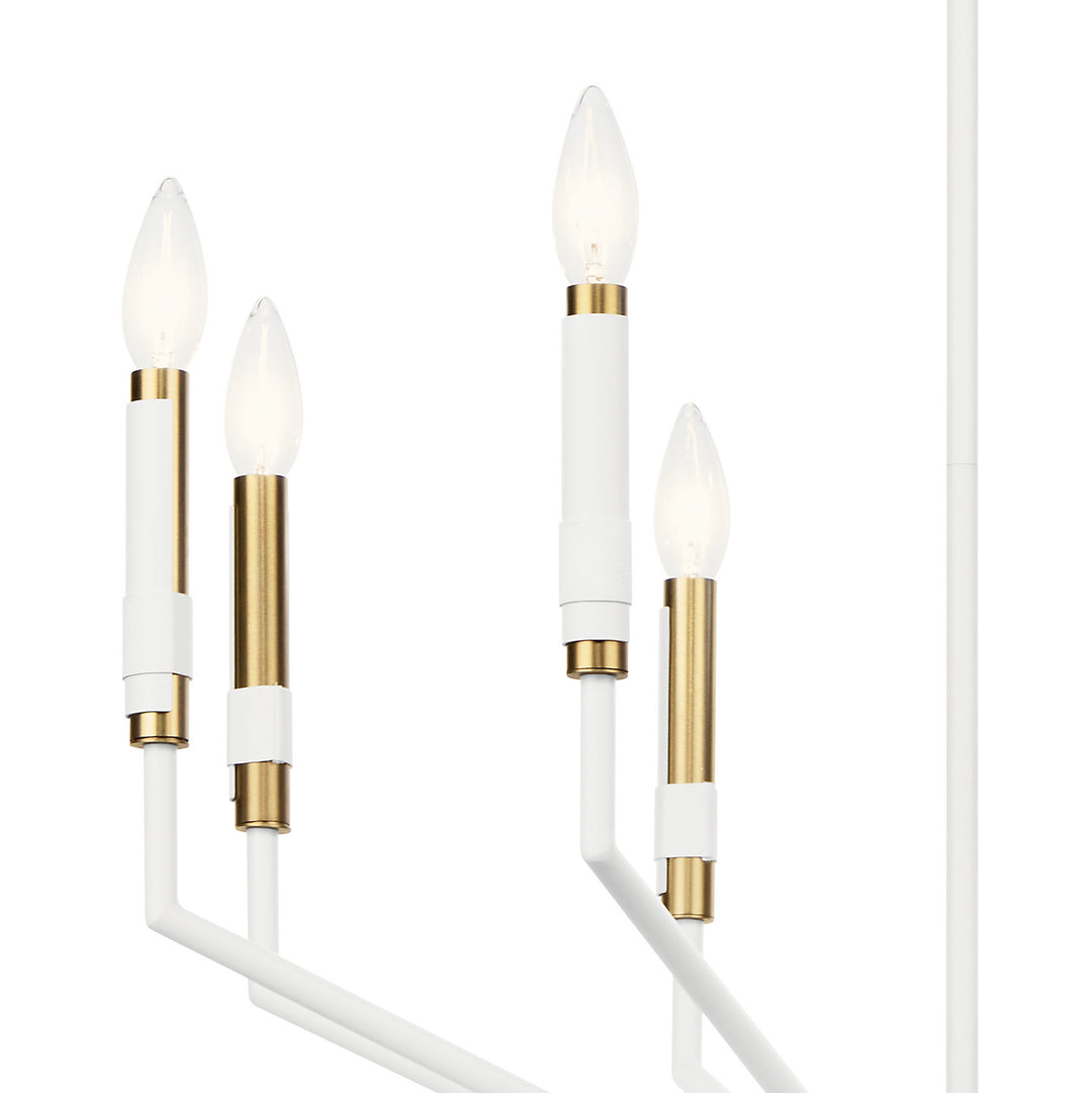 Kichler Canada - 52349WH - Eight Light Chandelier - Armand - White