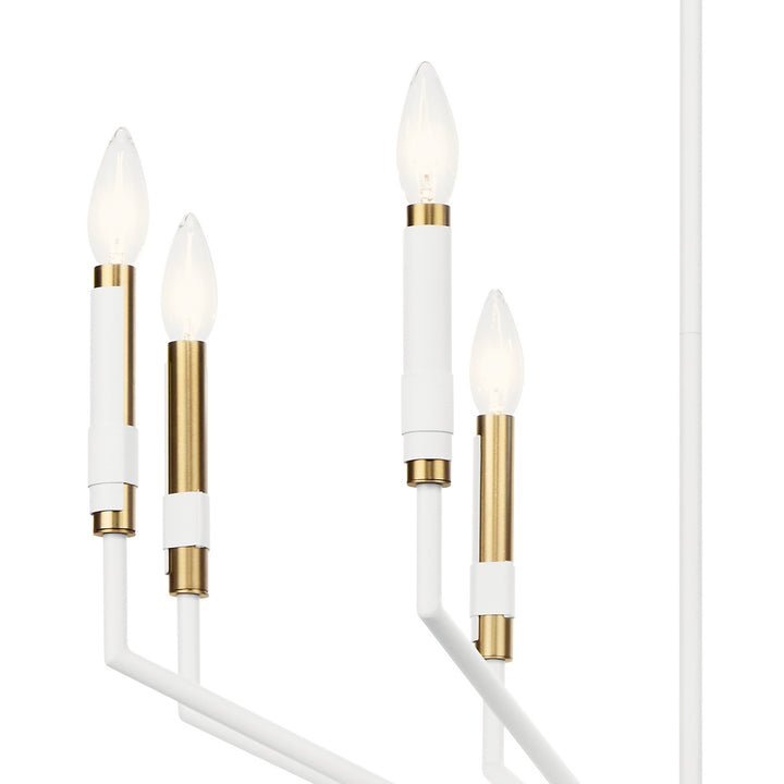 Kichler Canada - 52349WH - Eight Light Chandelier - Armand - White
