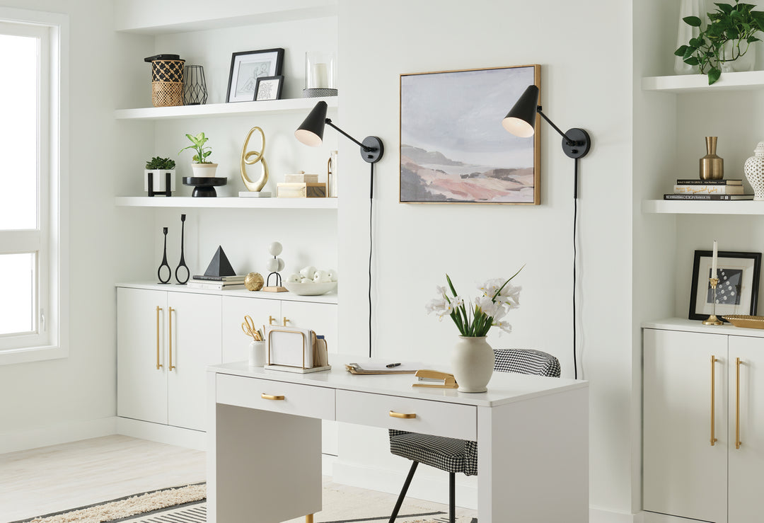 Kichler Canada - 52485BKB - One Light Wall Sconce - Sylvia - Black