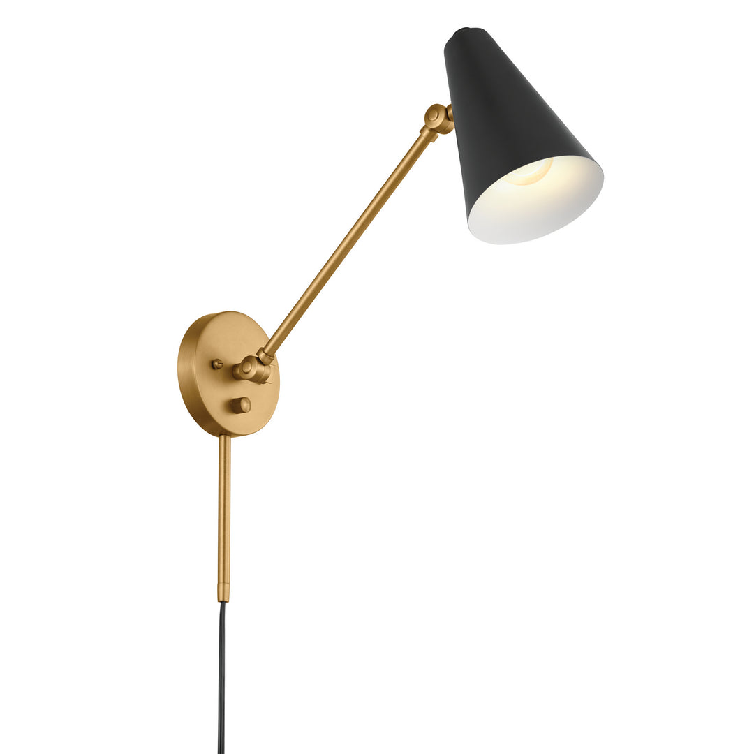 Kichler Canada - 52485NBRB - One Light Wall Sconce - Sylvia - Natural Brass