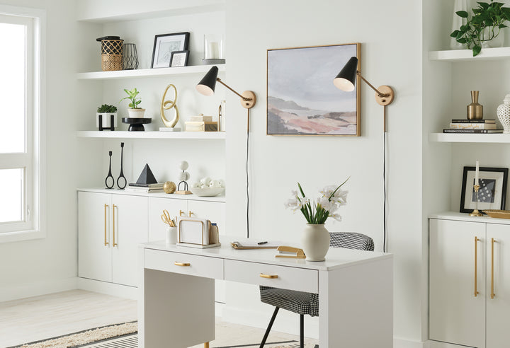 Kichler Canada - 52485NBRB - One Light Wall Sconce - Sylvia - Natural Brass
