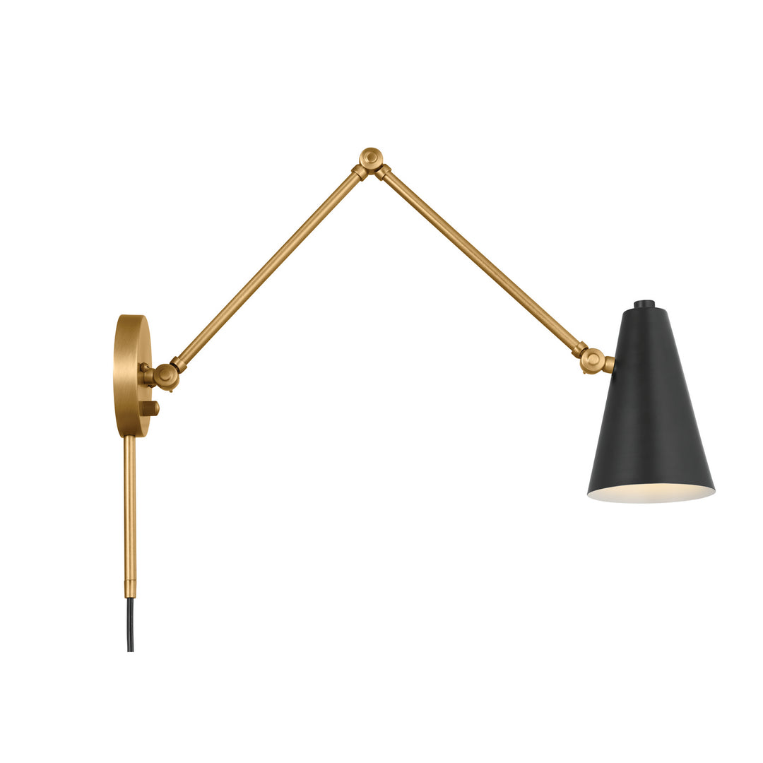 Kichler Canada - 52486NBRB - One Light Wall Sconce - Sylvia - Natural Brass
