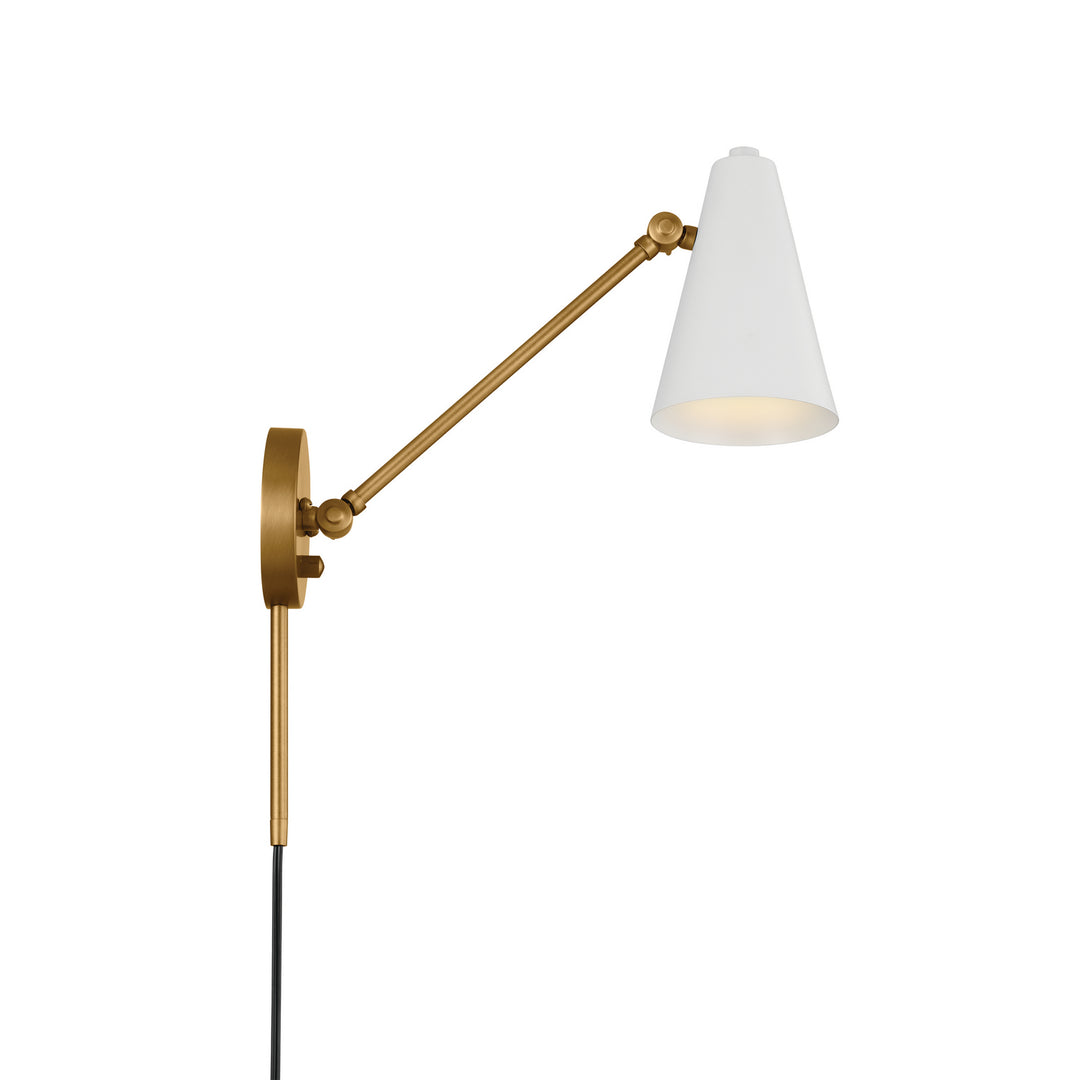 Kichler Canada - 52485NBRW - One Light Wall Sconce - Sylvia - Natural Brass