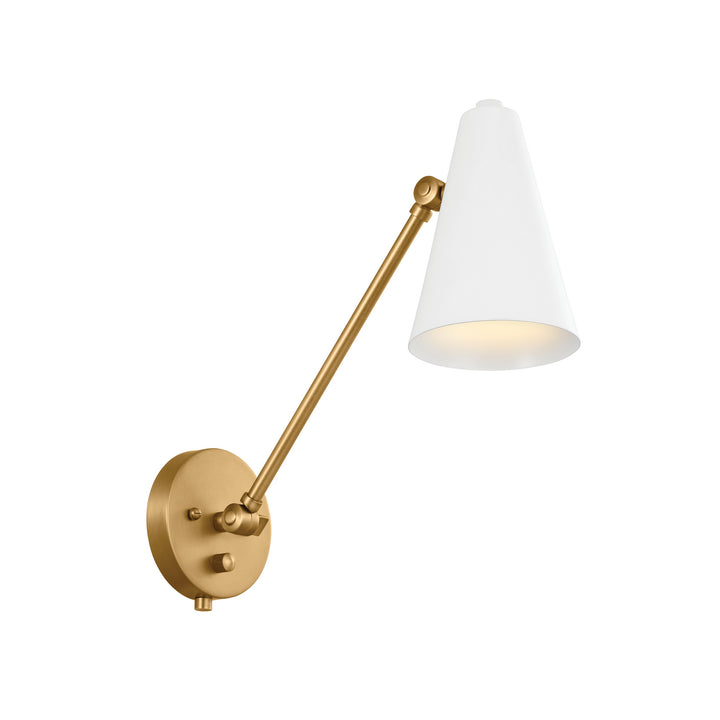 Kichler Canada - 52485NBRW - One Light Wall Sconce - Sylvia - Natural Brass