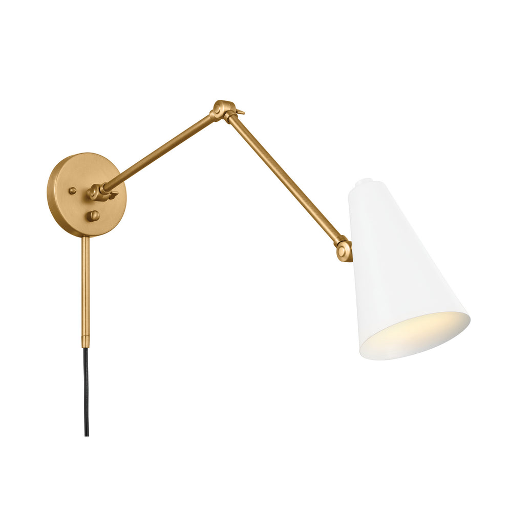 Kichler Canada - 52486NBRW - One Light Wall Sconce - Sylvia - Natural Brass