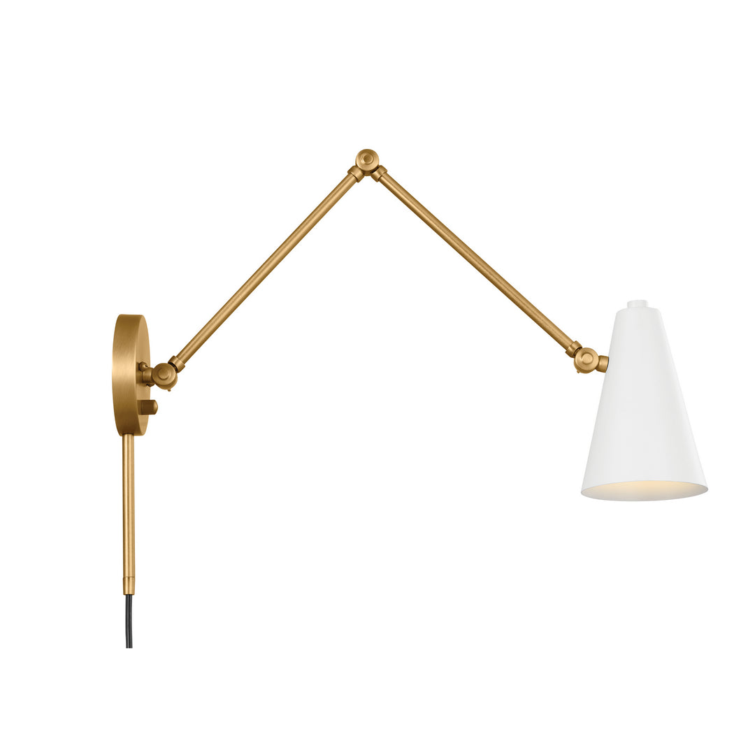 Kichler Canada - 52486NBRW - One Light Wall Sconce - Sylvia - Natural Brass