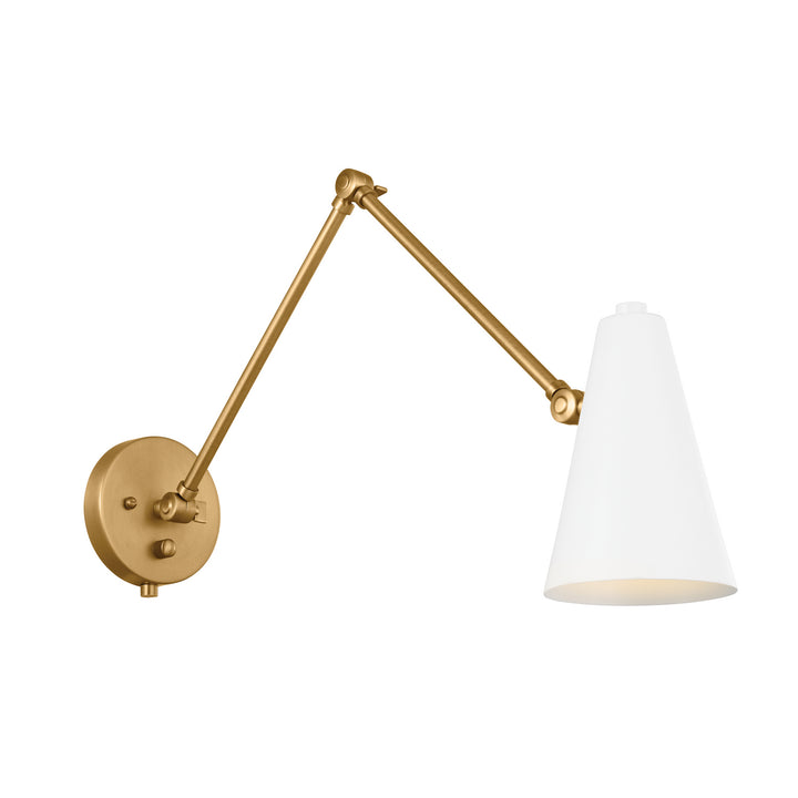 Kichler Canada - 52486NBRW - One Light Wall Sconce - Sylvia - Natural Brass