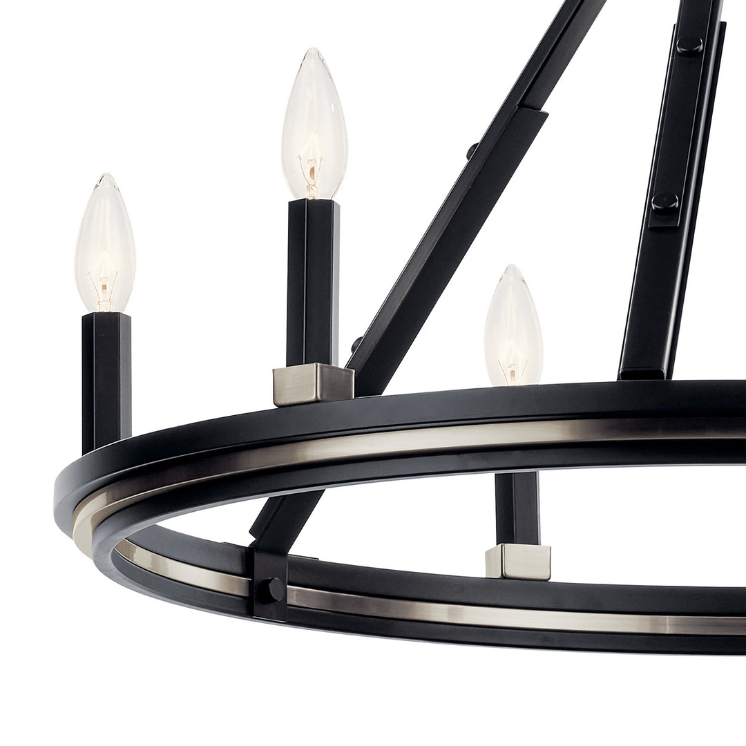Kichler Canada - 52420BK - Six Light Chandelier - Emmala - Black