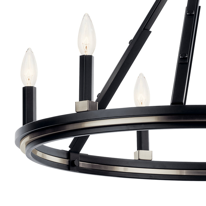 Kichler Canada - 52420BK - Six Light Chandelier - Emmala - Black
